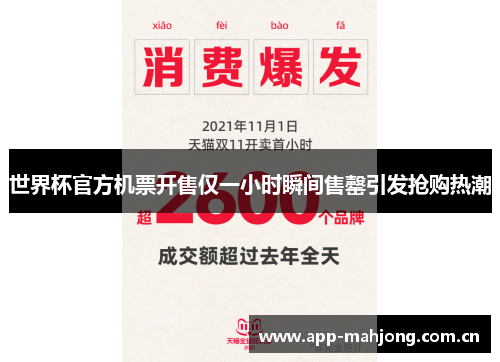 世界杯官方机票开售仅一小时瞬间售罄引发抢购热潮